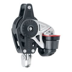 Harken 40mm Carbo ratchet block with cam cleat and becket. Great for  dinghy's and and small keelboats. See this block and all our other Harken products on this page. 