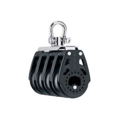 Harken 40mm quad block. Great for dinghy's and and small keelboats. See this block and all our other Harken products on this page. 