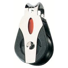 Low friction High static and dynamic load capacity Lightweight.Can be fitted with a shackle in either of two planes to allow correct alignment of the block.