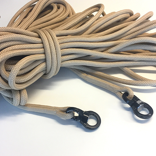 Circus ropes for trapeze rigging